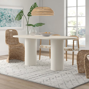 Calila Oval Marble Dining Table | Joss & Main